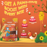Honey chicken dog treats